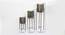 U-Amrita Gunmetal Planter Set Of 3 (Multicolor) by Urban Ladder - Design 1 Dimension - 747023