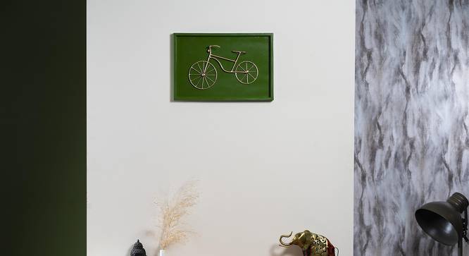 W- Hero Frame Wall Decor (Multicolor) by Urban Ladder - Design 1 Side View - 747024