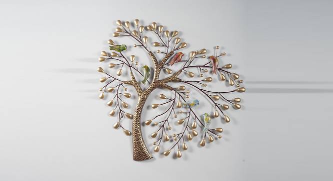 W- LARA BIRD TREE WALL Decor (Multicolor) by Urban Ladder - Front View Design 1 - 747068