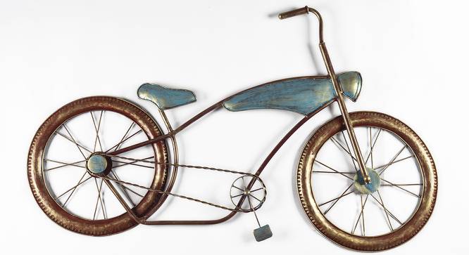 W-Young Bike Wall Decor (Multicolor) by Urban Ladder - Front View Design 1 - 747179