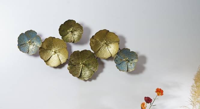 W-Dreamy Flower Wall Decor (Multicolor) by Urban Ladder - Design 1 Side View - 747209