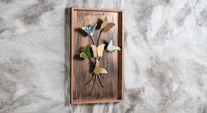 W-Tora Butterfly Wall Decor (Multicolor) by Urban Ladder - Design 1 Side View - 747217