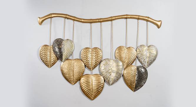 W-Betel Leaf Wall Decor (Multicolor) by Urban Ladder - Front View Design 1 - 747223