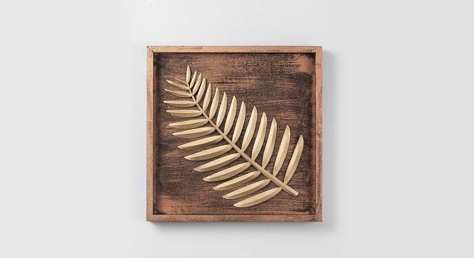 W-Pecan Leaf Wall Decor (Multicolor) by Urban Ladder - Front View Design 1 - 747225