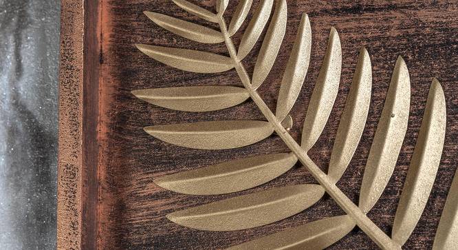 W-Pecan Leaf Wall Decor (Multicolor) by Urban Ladder - Design 1 Side View - 747245