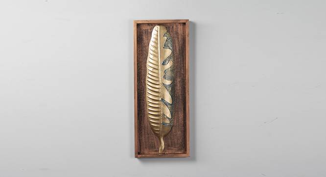 W-Alice Leaf Wall Decor (Multicolor) by Urban Ladder - Front View Design 1 - 747298