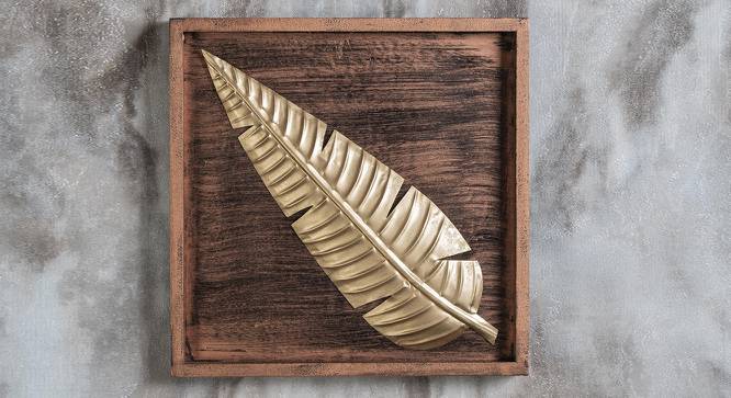 W-Willow Leaf Wall Decor (Multicolor) by Urban Ladder - Design 1 Side View - 747311