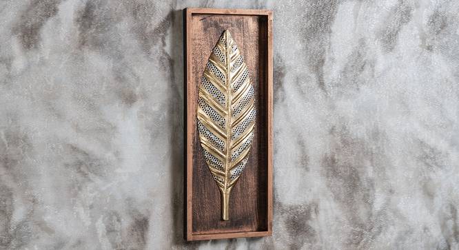 W-Zoe Leaf Wall Decor (Multicolor) by Urban Ladder - Design 1 Side View - 747312