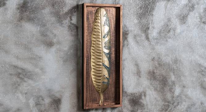 W-Alice Leaf Wall Decor (Multicolor) by Urban Ladder - Design 1 Side View - 747313
