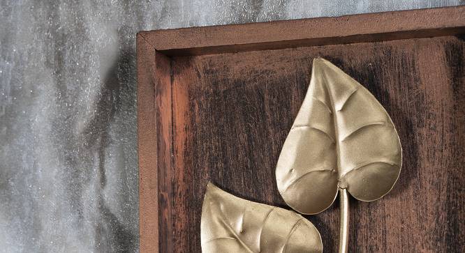 W-Holly Leaf Wall Decor (Multicolor) by Urban Ladder - Design 1 Side View - 747315