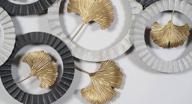 W -Round Ginko Abstract Wall Decor (Multicolor) by Urban Ladder - Design 1 Side View - 747316