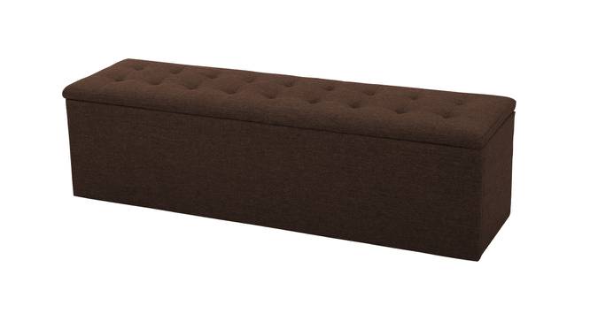 Lucas Ottoman With Storage (Brown) by Urban Ladder - Front View Design 1 - 747660