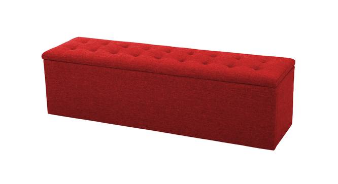 Lucas Ottoman With Storage (Red) by Urban Ladder - Front View Design 1 - 747921