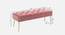 Paul Ottoman in Velvet Fabric (Pink) by Urban Ladder - Design 1 Dimension - 747958