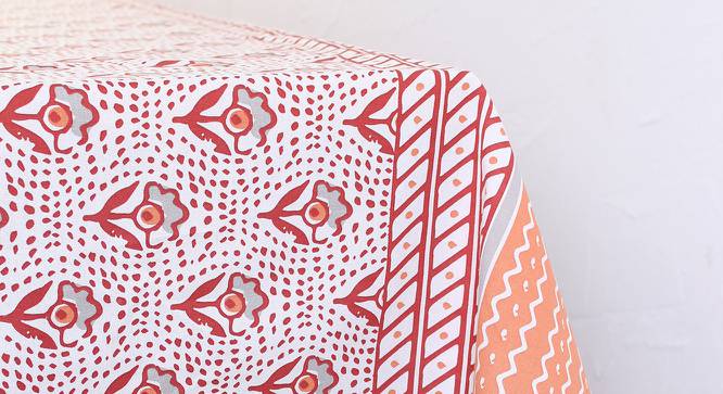 Sarovar Table Cover  Red (Red) by Urban Ladder - Design 1 Side View - 748763
