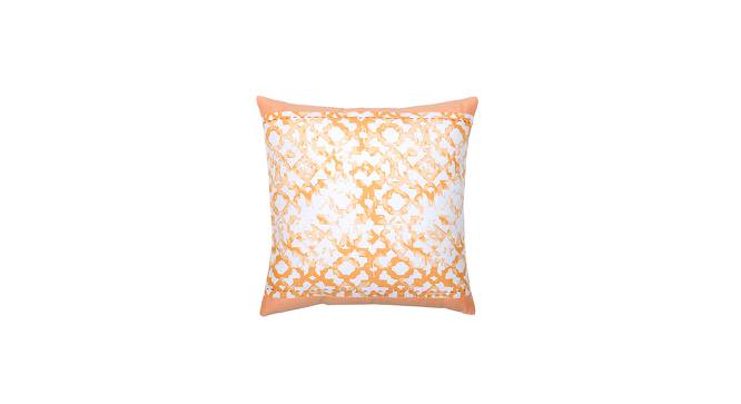 Jaali Cushion Cover Orange (Orange) by Urban Ladder - Front View Design 1 - 748819