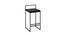 Ned Stool in Black Color (Powder Coating Finish) by Urban Ladder - Front View Design 1 - 749606