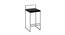 Alex Barstool in Black Color(SS) (Chrome Finish) by Urban Ladder - Front View Design 1 - 749609