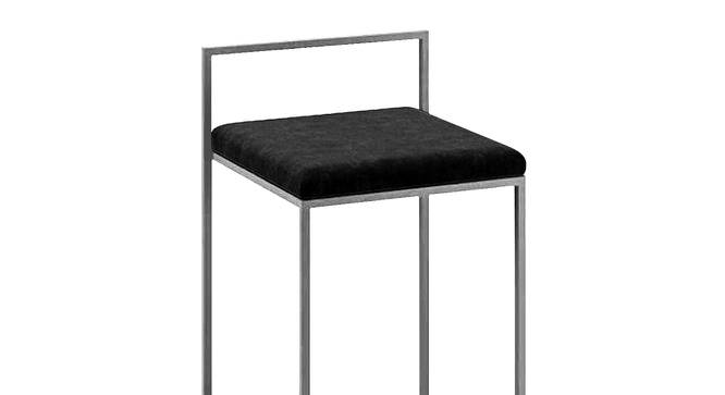 Alex Barstool in Black Color(SS) (Chrome Finish) by Urban Ladder - Design 1 Side View - 749615