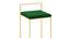 Alex Barstool in Green Color (Metal Finish) by Urban Ladder - Design 1 Side View - 749634