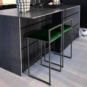 Dining Furniture In Chittoor Design Alex Fabric Bar Stool in Chrome Finish