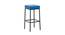 Merc Stool In Blue Color (Powder Coating Finish) by Urban Ladder - Front View Design 1 - 749732