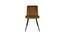 Brio Lounge Chair in Brown Color with Velvet Fabric (Brown) by Urban Ladder - Design 1 Side View - 749757