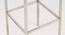 Mini Stool In Grey Color (Chrome Finish) by Urban Ladder - Rear View Design 1 - 749798
