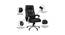 Niger Leatherette Office Chair in Black Color (Black) by Urban Ladder - Rear View Design 1 - 749891