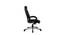 Koji Leatherette Office chair in Black Color (Black) by Urban Ladder - Ground View Design 1 - 749952