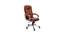 Isha Leatherette Office Chair in Brown Color (Brown) by Urban Ladder - Front View Design 1 - 749953