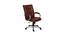 Pint Leatherette Office Chair In Brown Color (Brown) by Urban Ladder - Front View Design 1 - 749964