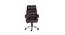 Rio Leatherette Office chair in Brown Color (Brown) by Urban Ladder - Design 1 Side View - 749984