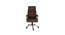Aldn Leatherette Office chair in Brown Color (Brown) by Urban Ladder - Design 1 Side View - 749993