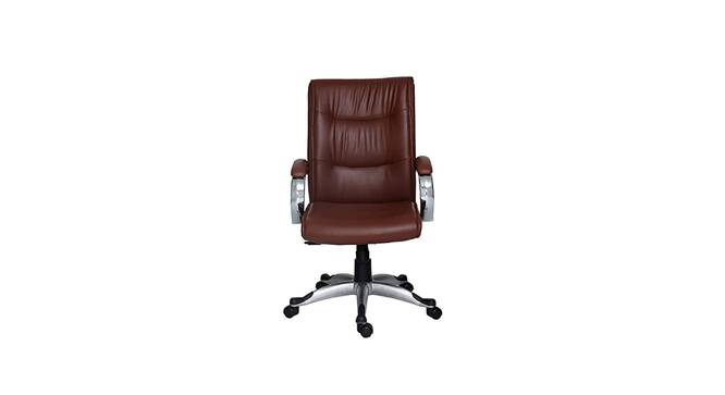 Pint Leatherette Office Chair In Brown Color (Brown) by Urban Ladder - Design 1 Side View - 749996