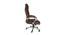 Aldn Leatherette Office chair in Brown Color (Brown) by Urban Ladder - Ground View Design 1 - 750015