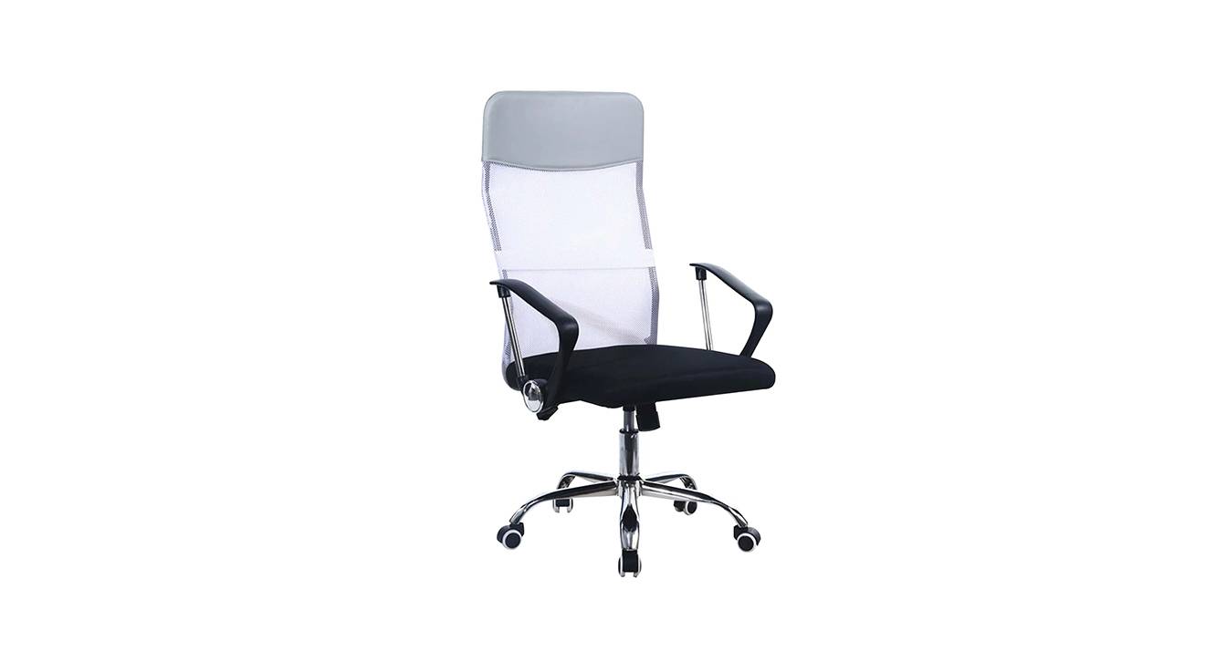 Cosco Mesh Study Chair in Grey Colour Urban Ladder