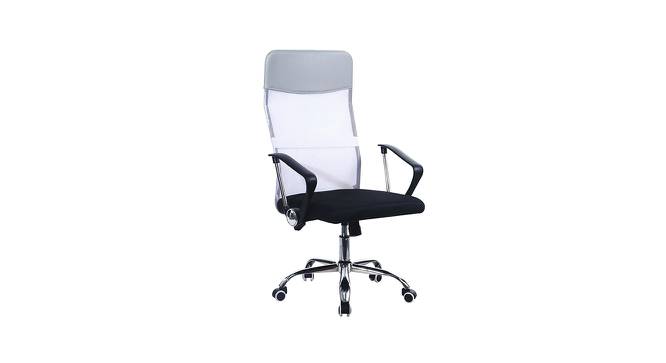 Cosco Mesh Chair In Grey Color (Grey) by Urban Ladder - Front View Design 1 - 750099