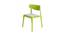 Kaya Cafe Chair MS03-Green (Plastic Finish) by Urban Ladder - Front View Design 1 - 750102