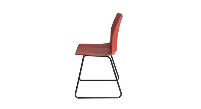 Saya Cafe chair- MS07D2 Red (Plastic Finish) by Urban Ladder - Design 1 Side View - 750119
