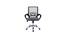Bort Mesh Chair in Grey Color (Grey) by Urban Ladder - Design 1 Side View - 750125