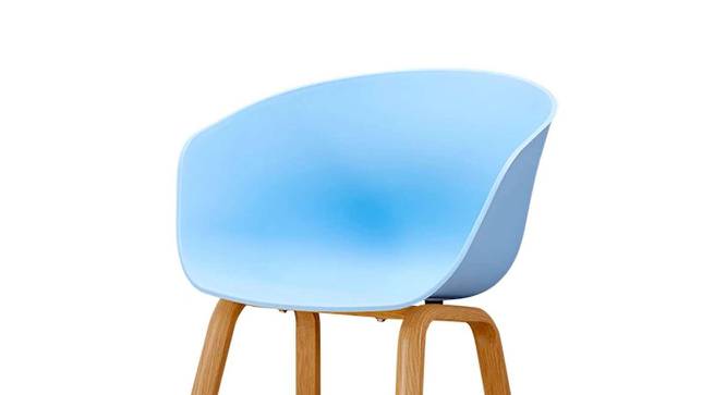 Tisha Cafe chair MS25-Blue (Plastic Finish) by Urban Ladder - Design 1 Side View - 750128