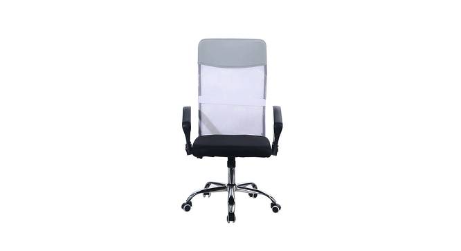 Cosco Mesh Chair In Grey Color (Grey) by Urban Ladder - Design 1 Side View - 750133