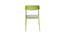 Kaya Cafe Chair MS03-Green (Plastic Finish) by Urban Ladder - Design 1 Side View - 750136