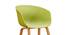 Tisha Cafe chair MS25-Green (Plastic Finish) by Urban Ladder - Ground View Design 1 - 750166