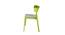 Kaya Cafe Chair MS03-Green (Plastic Finish) by Urban Ladder - Ground View Design 1 - 750171