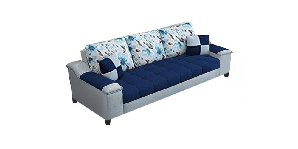 Gerik Fabric Sofa (Blue Grey) by Urban Ladder - - 