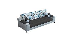 Gerik Fabric Sofa (Dark Grey-Light Grey)
