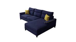 Merick Fabric Sectional Sofa (Blue)