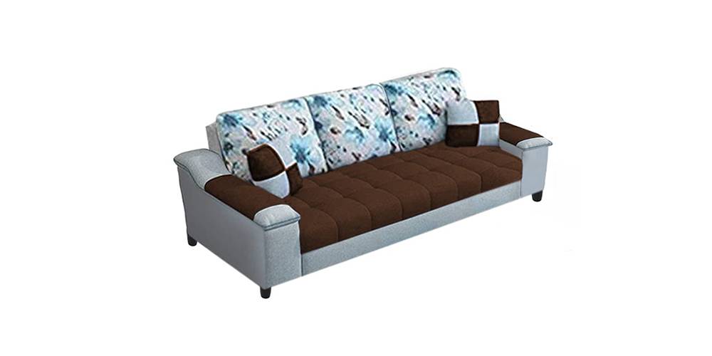 Gerik Fabric Sofa (Brown-Grey) by Urban Ladder - - 